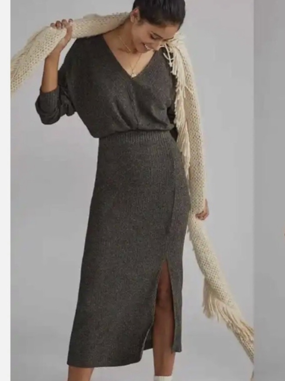 Anthropologie Daily Practice Barre Midi Dress